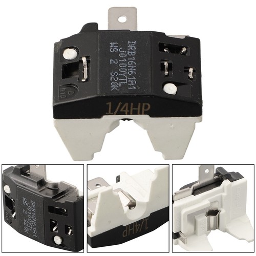110/220V Refrigerator Overload Switch Freezer Replace Parts Relay 1/2-1/6HP - Picture 23 of 54