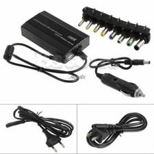 Universal 8xTip Connectors AC/DC To DC Inverter Car Charger Power Supply Adpter 
