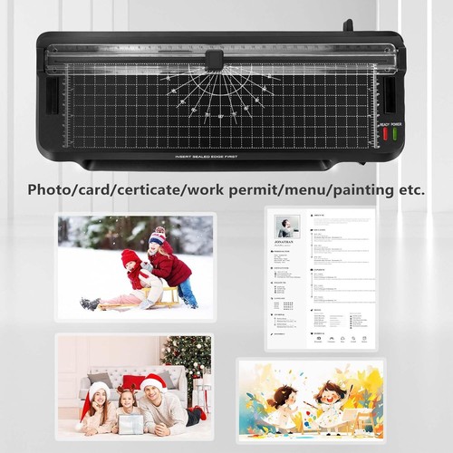 2-in-1 Hot & Cold A4 Laminating Machine with 2 Modes for Home Office School US - Picture 4 of 7