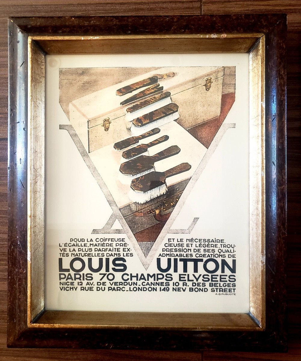 Louis Vuitton Paris 70 Champs Elysees Framed Print-High End