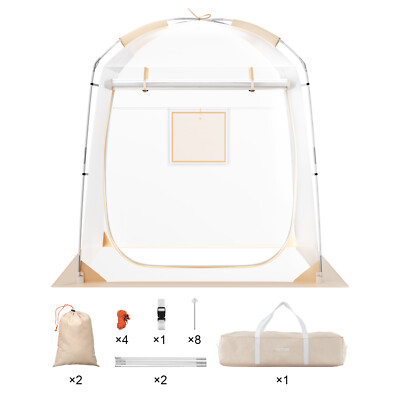 Pop-Up-Pavillon Camping Kuppel Bubble Zelt 8-10 Personen 3,66x3