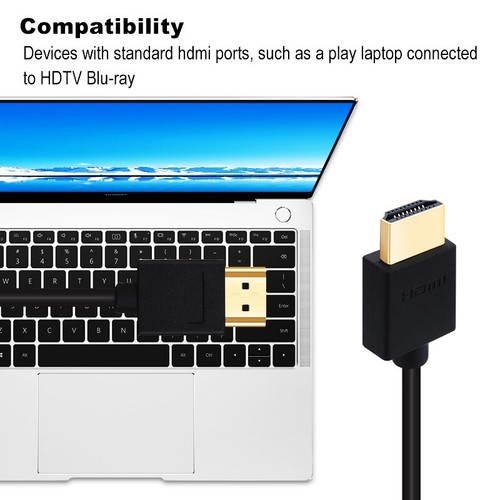 Shuliancable HDMI cable High Speed Gold Plated video cables 4k 1080P 3D for HDTV - Afbeelding 6 van 31