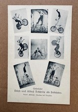 AK - Gebr. Schieritz - Fahrrad-Soloisten - Deuben b. Dresden (um 1920) - Freital