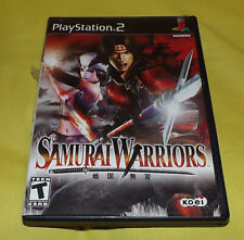 🎮 SONY PLAYSTATION 2 PS2 SAMURAI WARRIORS VIDEO GAME & MANUAL COMPLETE 2004