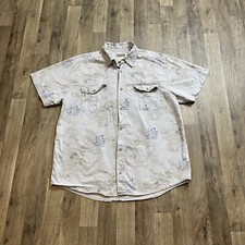 Vintage Route 66 Men s Shirt Size Large Casual Button Up