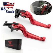 For YFM 700 Raptor 700R 2007 2008-2018 CNC 3D Camber Brake Clutch Levers Red