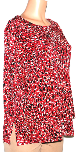 Susan Graver Modern Essentials Liquid Knit Tunika Set, Petite Medium A544667 - Bild 3 von 8