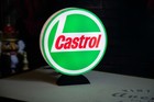Lampe Castrol décoration vintage garage - Enseigne Castrol rétro