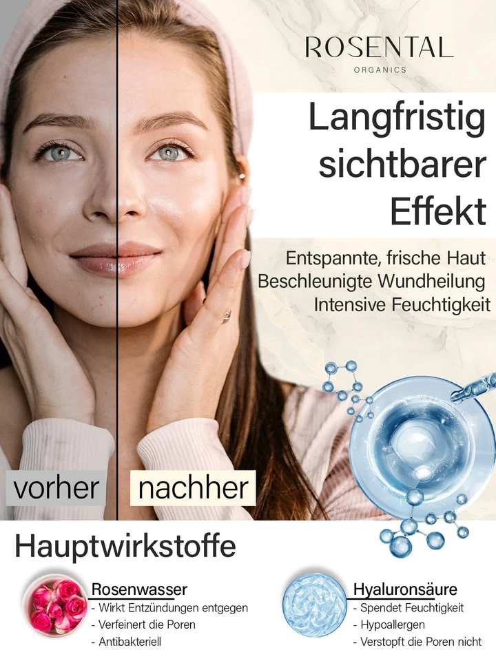 ORGANICS Hyaluron Serum - Hochdosierte BIO Hyaluronsäure - Gesichtspflege - 1... - Bild 4 von 4