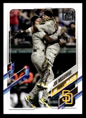 2021 Topps Update #US35 Joe Musgrove Card San Diego Padres
