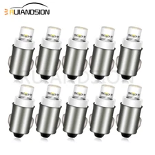 10PCS LED LUCAS TYPE BA7S LLB281 DC 12V DASHBOARD LIGHT BULB BRIGHT WHITE LAMP