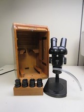 Vintage Carl Zeiss Jena Inspection Microscope with 6,3x and 25x Optics 385442 Ge