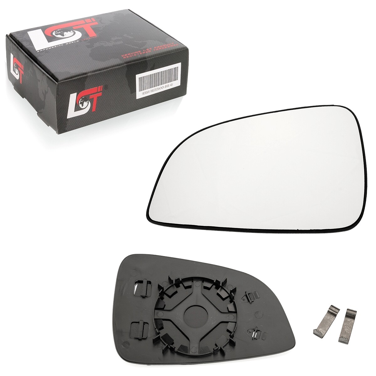 Exterior Mirror Glass Left Convex for Opel Astra H from 2009