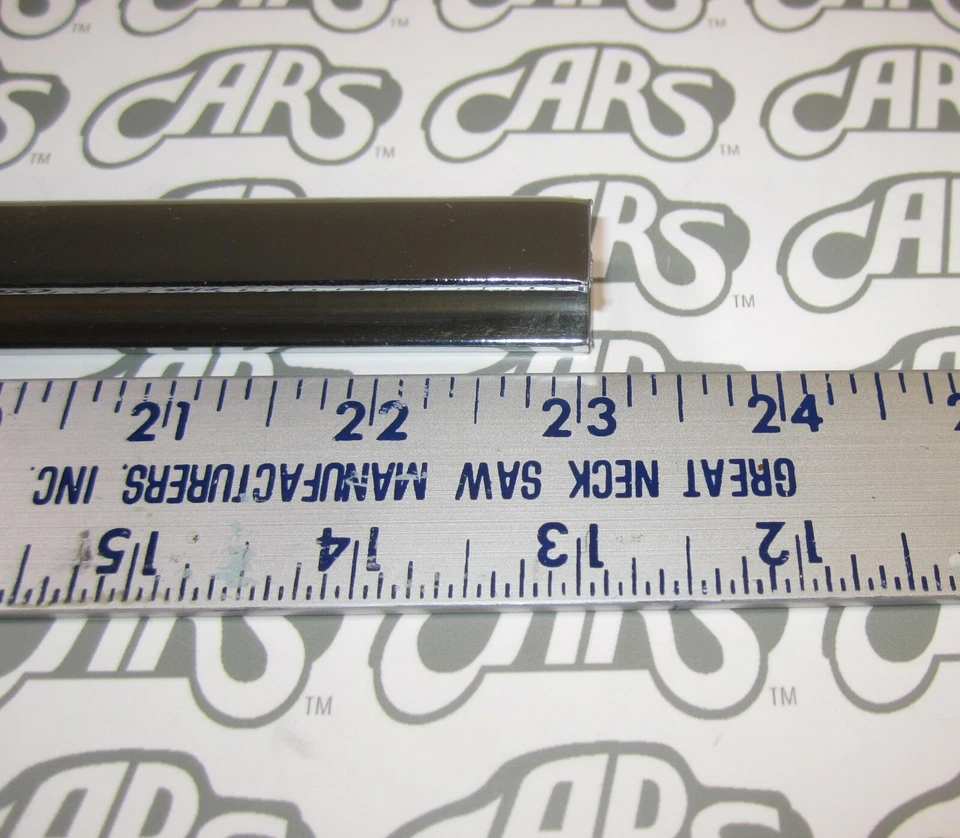 Marcos de vidrio de puerta superior Buick & Cadillac 1954-1956. Par. Cromo Foto 4 de 4