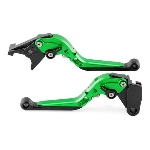 Folding Extendable Brake Clutch Levers For KAWASAKI NINJA 250/400 Z250/SL Z300 - Foto 20 di 35