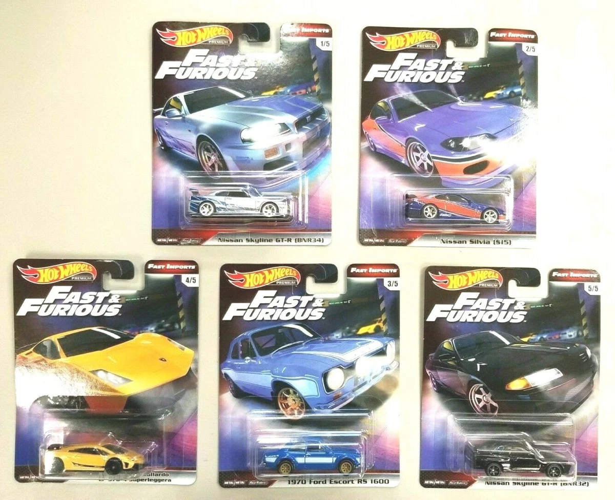 1 64 Hot Wheels Fast And Furious 2019 SET Real Riders Premium