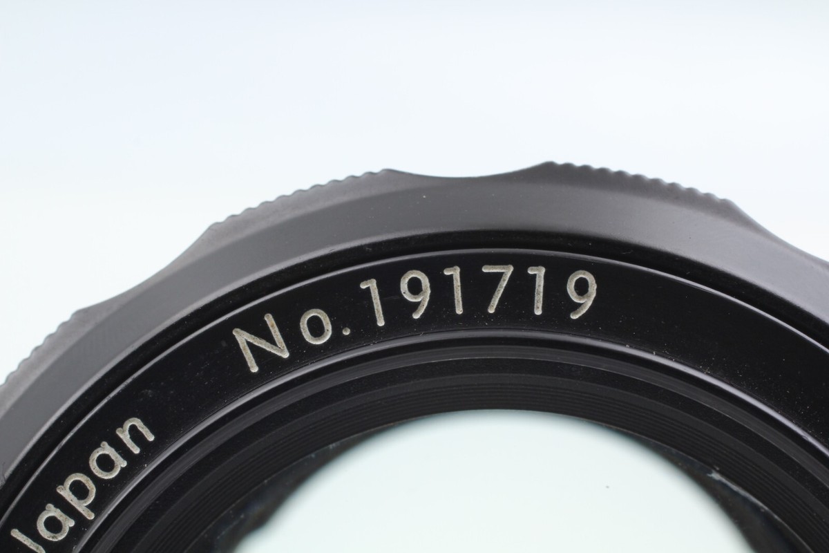 レンズ(ズーム) NIKON NIKKOR-S Auto 55mm F1.2 Near Mint Near Mint