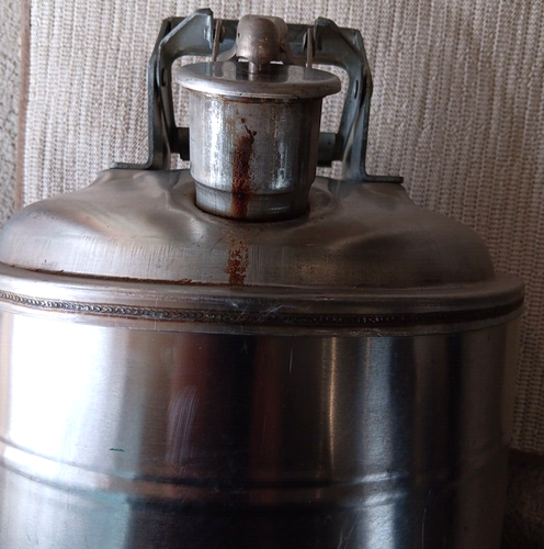 Rare Protectoseal 5 Gallon Gas Can D4615 Flammable Stainless Container EUC - Picture 12 of 16