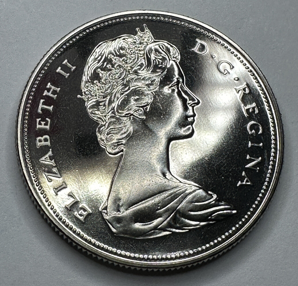 1970 Canadian Proof Like Nickel Dollar Coin. Special Edition 100