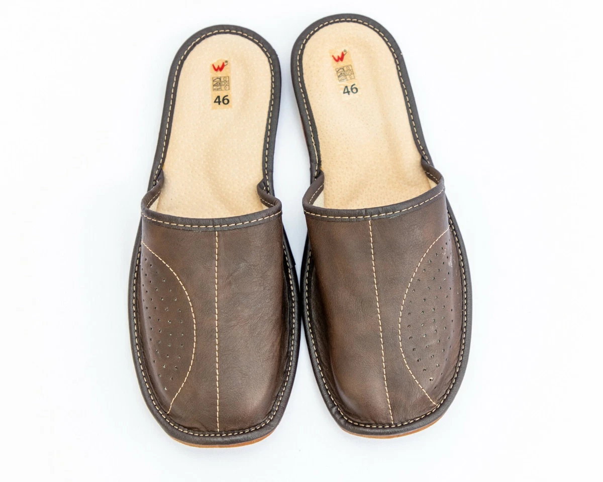 Mens leather mule shoes 2025