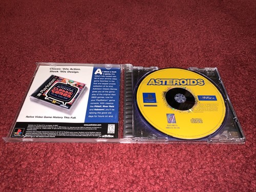 Asteroids Sony PlayStation 1 / PS1 CIB Complete In Box & TESTED! Very Good Cond! - Picture 9 of 11