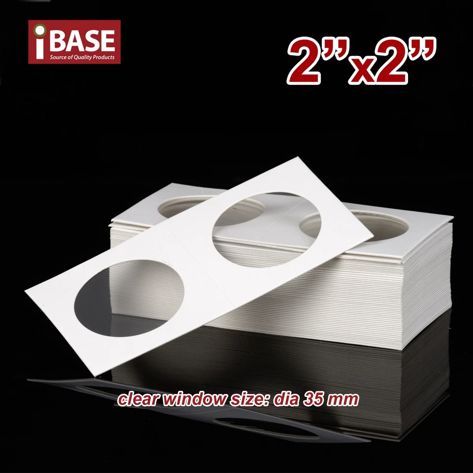 35 mm Coin Holder Flips Staple Cardboard 2x2 2" Storage Australian Display 200x - image 3 of 4