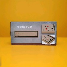 Tabletop Wooden Shuffleboard Game Two Players 40" Long Please Read Description