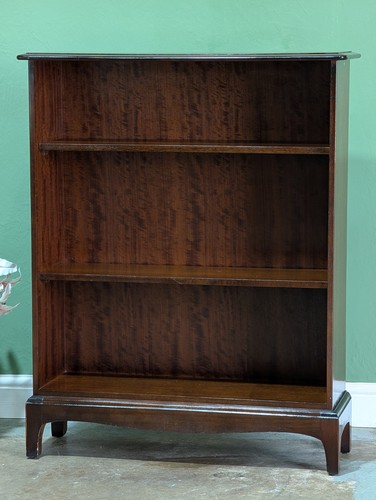 Stag Minstrel Mahogany Bookcase Shelves Drawer Bookshelf Mid-century B - Picture 2 of 10