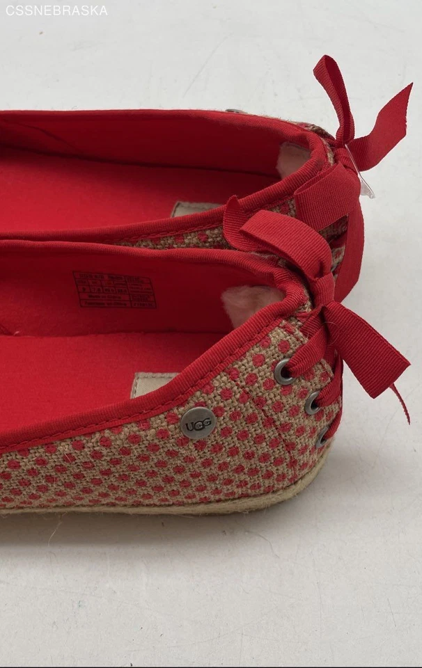 Zapatos planos de ballet UGG Australia para mujer lunares sin cordones - talla 9 Foto 4 de 4