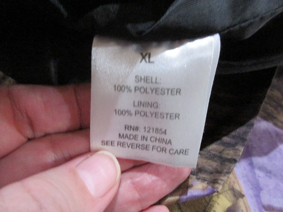 Chaqueta Ligera Mujer XL Ligera Cremallera Completa Cremallera Púrpura Bolsos Caza Foto 4 de 4