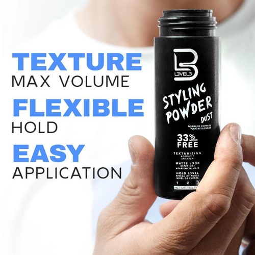 L3VEL3 Styling Powder Dust /Texturizing/Matte Look/Hold Level 3 - 30g - Best - Picture 10 of 12