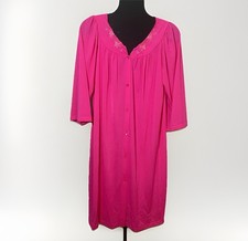 Miss Elaine Classics Nightgown Sz Small Pink 100 Nylon NWT