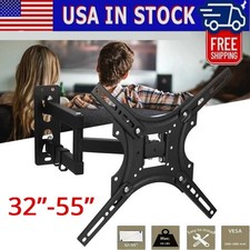 New Universal TV Wall Mount Bracket Tilt for 32-55 inch Adjustable Bracket US