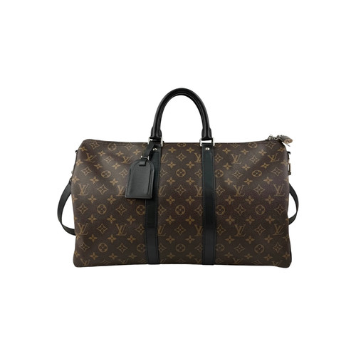 Louis Vuitton Monogram Macassar Keepall Bandouliere 45 Bag