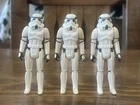 Star Wars IMPERIAL STORMTROOPERS (3) Vintage Kenner 1977 Hong Kong