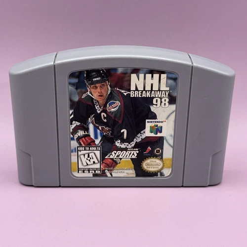 NHL Breakaway 98 Nintendo N64 Cartridge ONLY - Authentic, Tested, Works