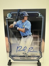 2026 Bowman Chrome AUTO Daniel Pierce Tampa Bay Rays 1st Bowman Baseball