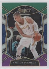 2020-21 Panini Select Concourse Green White Purple Prizm Kristaps Porzingis 0qr0