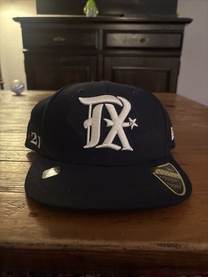 Texas Rangers City Connect TX Navy 59FIFTY New Era Fitted Hat Sz 7 5/8