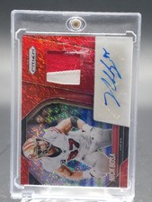NICK BOSA 2020 PANINI PRIZM RED SHIMMER PATCH AUTO /35 #PAU-NBA 49ERS Q4444