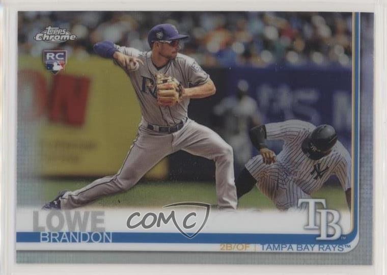 2019 Topps Chrome Refractor Brandon Lowe #151 fo7