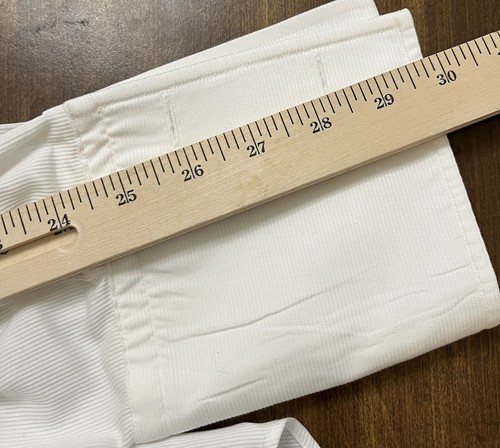 Robert Talbott Protocol White Tuxedo Formal Cotton Dress Shirt Mens 17.5-36 Slim - Picture 12 of 12