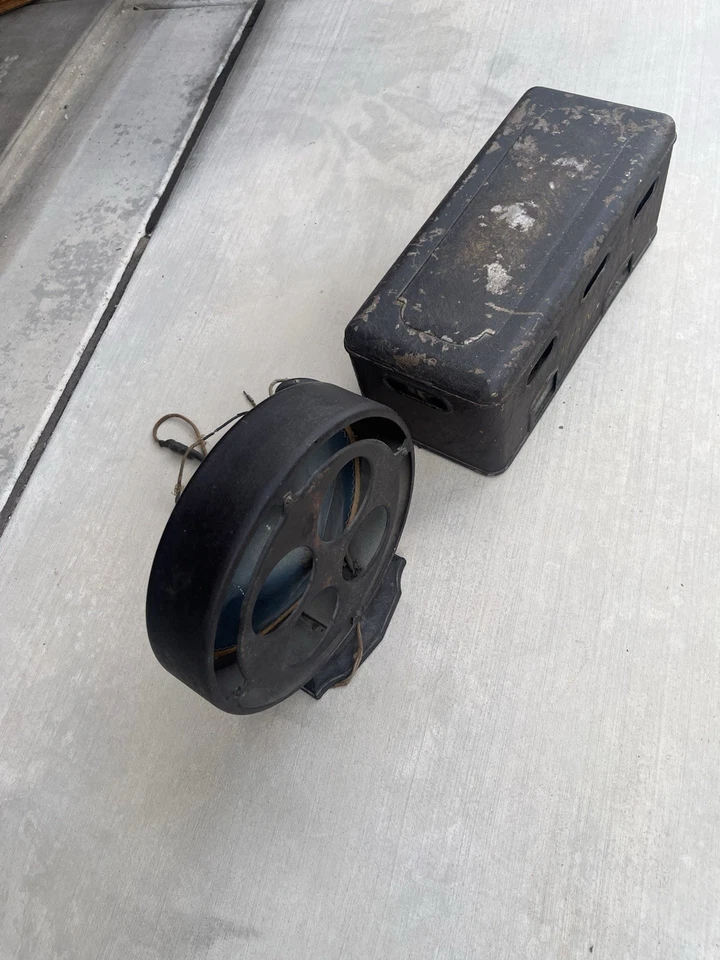 Radio y altavoces Crosley Show Box 1928-29 buen estado Foto 2 de 3