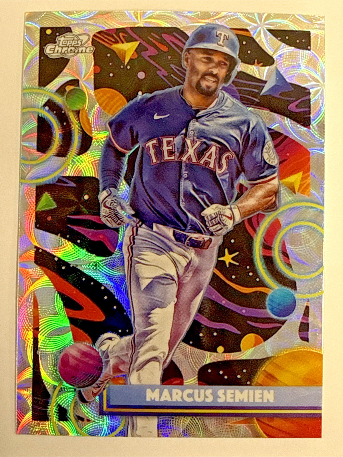 2025 Topps Cosmic Chrome - Marcus Semien #70 Nucleus Refractor
