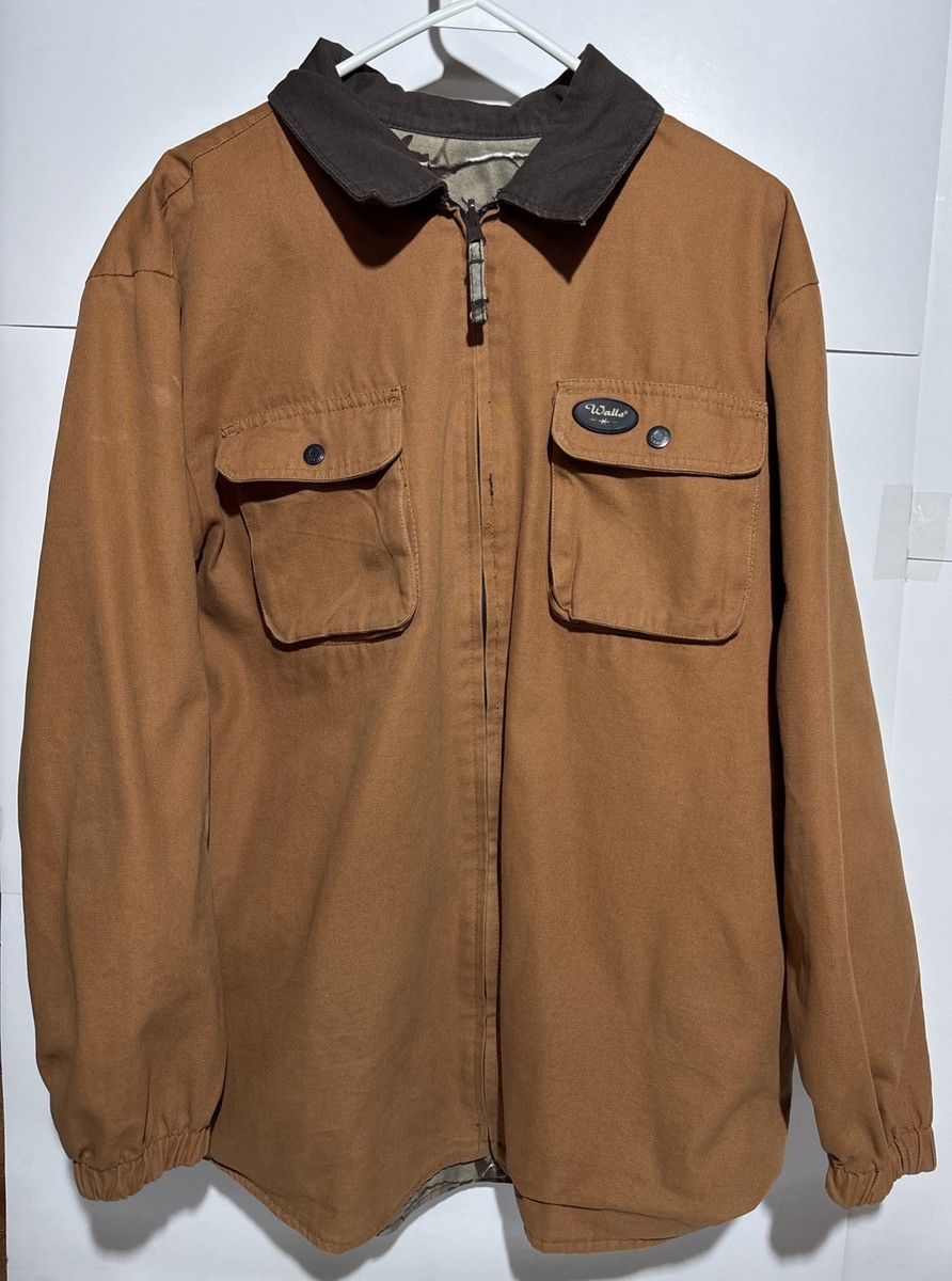 Vintage Walls RealTree Hardwoods Camo Hooded Zip Up Jacket
