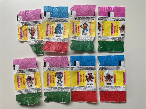 1986 Garbage Pail Kids Chewy Candy Wax Wrappers Lot series 1 / 2 ...
