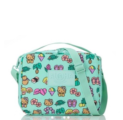 Hello Kitty Aloha Collection Brotdose Kühltasche Nylonriemen Griff Crossbody
