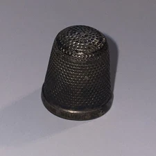 Antique 18th Century Victorian Henry Grithith & Sons Sterling Silver Thimble