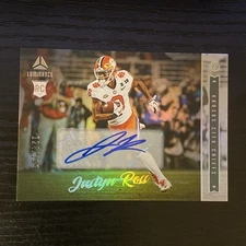 JUSTYN ROSS 2022 LUMINANCE FOOTBALL ROOKIE AUTO /299 KANSAS CITY CHIEFS