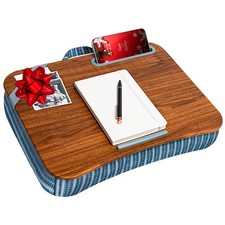 Designer Lap Desk with Phone Holder and Device Ledge - Arrow Stripes Fits up